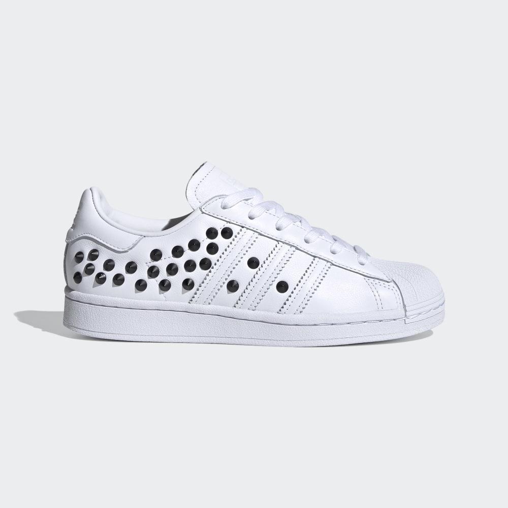 Originals Adidas Superstar Dama Romania - Albi/Negrii/Rosii Inchis FV3344